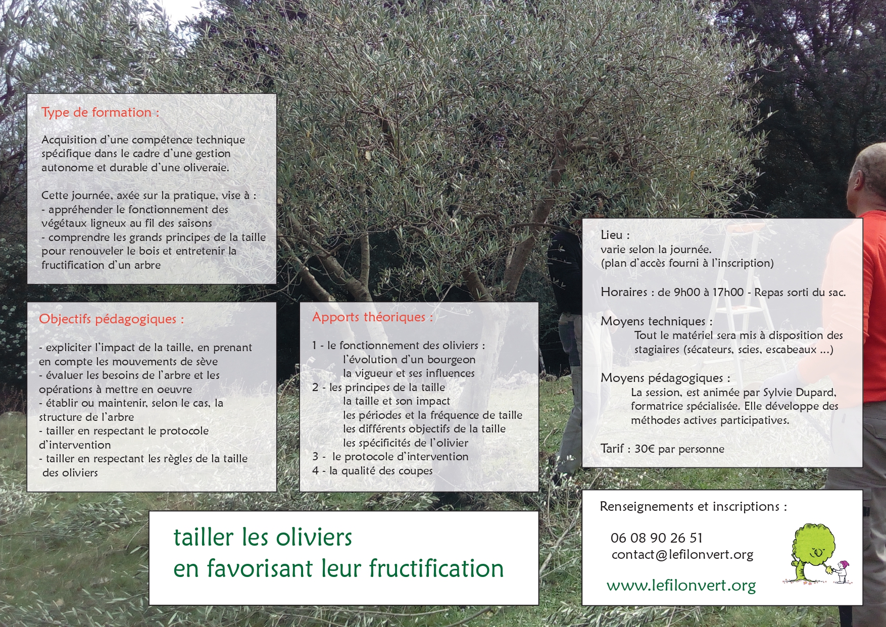 Gestion d'une fiche contact/structure